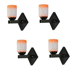 1ST TIME Orange & White Solid Glass Traditional Cylinder Wall Lamps Wall Lamps-picture-46