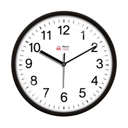 Myntra Elegant Homes Black & White Printed Silent Analogue Contemporary Wall Clock-image-97