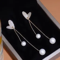 ONUYX Heart Shaped Drop Earrings-21
