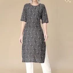 Moda Rapido Women Ethnic Motifs Printed Regular Kurta with Trousers-image-52