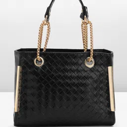 Mast & Harbour Textured Structured Handheld Bag-3