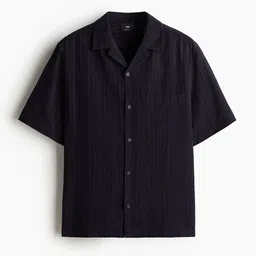H&M Regular Fit Linen-Blend Resort Shirt-picture-8