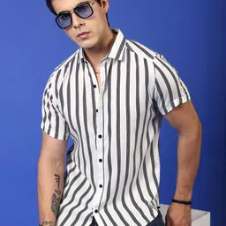 Voroxy Men Relaxed Printed Casual Shirt-image-82