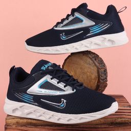 SUKUN Men Mesh Walking Non-Marking Shoes-43