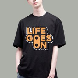 Uniplanet store Men Typography Printed Round Neck Cotton Relaxed Fit T-shirt-picture-36