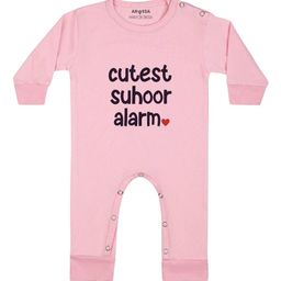 Arvesa Cutest Suhoor Alarm Printed Bodysuit-image-37
