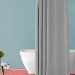 ArtzFolio Grey Waterproof Shower Curtains-image-90