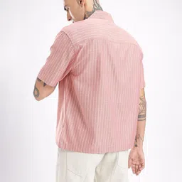 glitchez Oversized Striped Casual Shirt-picture-24