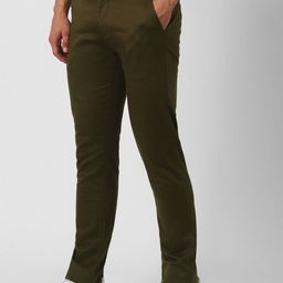 Peter England Casuals Men Slim Fit Trousers-picture-32