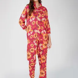Bindigasm Printed Shirt With Trousers Co-Ords-picture-23