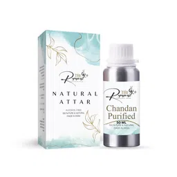 THE RUPAWAT Perfumery House Chandan Purified Natural & Alcohol Free Attar - 50 ml-image-91