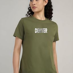 SZN Women Typography Printed Round Neck Cotton T-shirt-picture-7