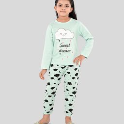 Here&Now X Denikid Girls Pure Cotton Printed T-shirt with Trousers-image-73