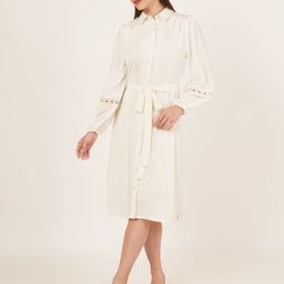 IX IMPRESSION Shirt Midi Dress-image-51