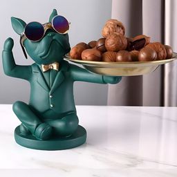SMOKEY COCKTAIL Green Figurine Showpiece-image-41