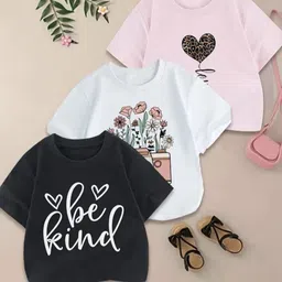 DAMN GUD DG Kids-Unisex Black Cotton Tshirts-picture-22