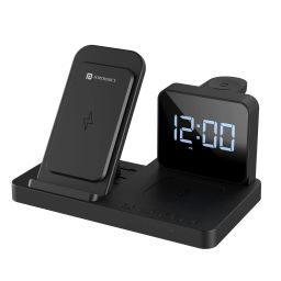 Portronics Bella 3-in-1 Wireless Charger. Black-image-18