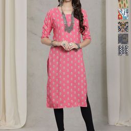 7Threads Women Pack Of 6 Floral Printed Kurta-image-63
