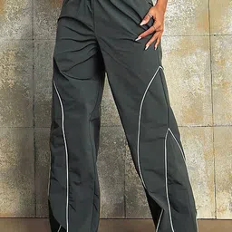 Stylecast X Slyck Women Solid Wide Leg Track Pant-image-92