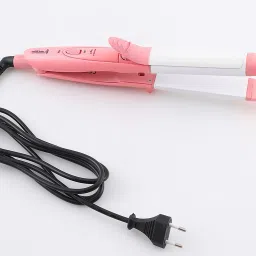 pritam global traders professional hair curler for women Professional 2 IN 1 Hair styler Haircurler and straightener for Makeup salon use Hair Styler-image-73