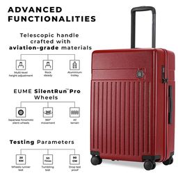 EUME Set Of 2 Hard-Sided Trolley Suitcase image 3