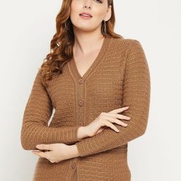 Zigo Women Long Sleeves V-Neck Cardigan-image-38
