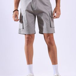 Hence Men Cargo Relaxed Fit Shorts-image-54