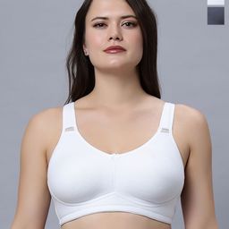 In Care Set Of 2 Full Coverage Cotton Push-up Non-Wired Cut and Sew Cups Bra-8