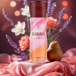 Al-Nuaim Women Set of 2 Sabaya Long Lasting Alcohol Free Deodorant - 200 ml each-picture-26
