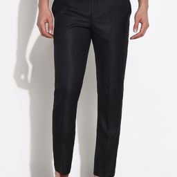 SHOWOFF Men Striped Comfort Tapered Fit Low-Rise Trousers-image-81