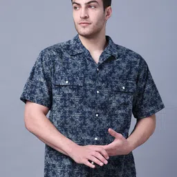 NEON CHILLIE Men Comfort Floral Opaque Printed Casual Shirt-image-61