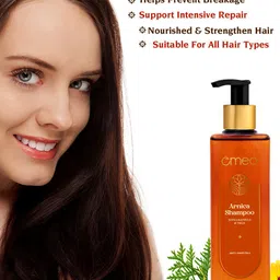 Omeo Set Of 2 Anti hair Fall Arnica Shampoo With Thuja Extract - 180ml Each image 2