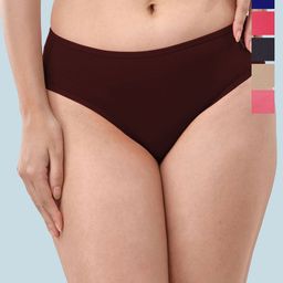 Lyra Lyra Pack Of 6 Assorted Seamless Hipster Briefs NW1_LYRA_PTY_4W_222_AST_XL_6PC-picture-40
