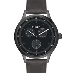 Timex Men Brass Dial & Leather Straps Analogue Watch TWHG03SMU13-image-26