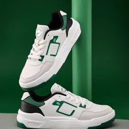 Campus Men Colourblocked PU Core Round Toe Casual Shoes-picture-0