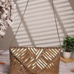 Anekaant Embellished Structured Sling Bag-24