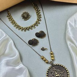 NAMAN ARTS Gold-Plated Jewellery Set-picture-19