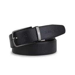 JND Men Textured Leather Reversible Belt-image-40