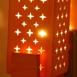 SOMIL Cream Glass Cylinder Printed Wall Lamps-image-84