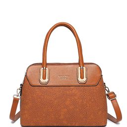 Diana Korr Textured Structured Shoulder Bag with Cut Work-4