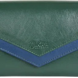 Women dark green flap Leather Wallet (ZL0790C) Waterproof Messenger Bag-image-53