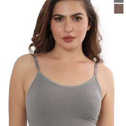 Trulymart Women Pack Of 2 Solid Full Coverage Lightly Padded Bra-50