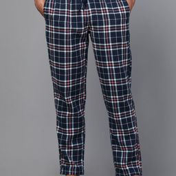 DON VINO Men Checked Cotton Lounge Pants-picture-15