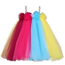 Pink Wings Net Fit & Flare Dress-picture-46