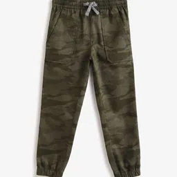 Campana Boys Camouflage Printed Joggers Trousers-image-41