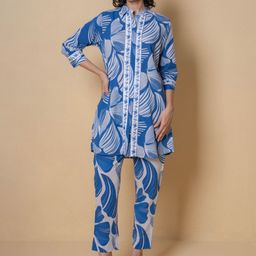 Kameez by Pooja Kejriwal Digital Printed Pure Cotton Tunic With Trouser-picture-24