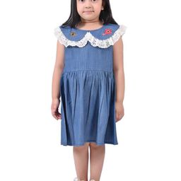 BAESD Girls Embroidered A-Line Dress-image-30