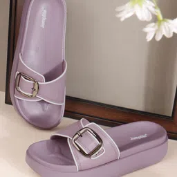 JUMPLITE Women Open Toe Flats-image-47