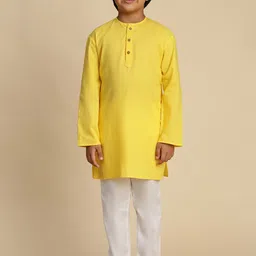 YK Boys Pure Cotton Regular Round Neck Kurta with Pyjamas-45