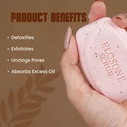 Leeford Set Of 2 Elosone-HT Scrub Bar With Charcoal - 75 g Each image 2